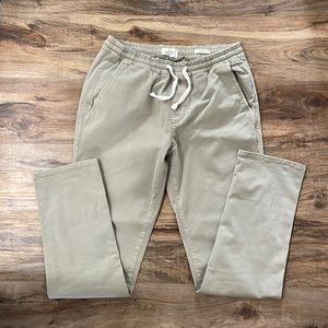 EUC Marine Layer pull-on drawstring khaki pants - Cotton/Elastane - Men’s Medium